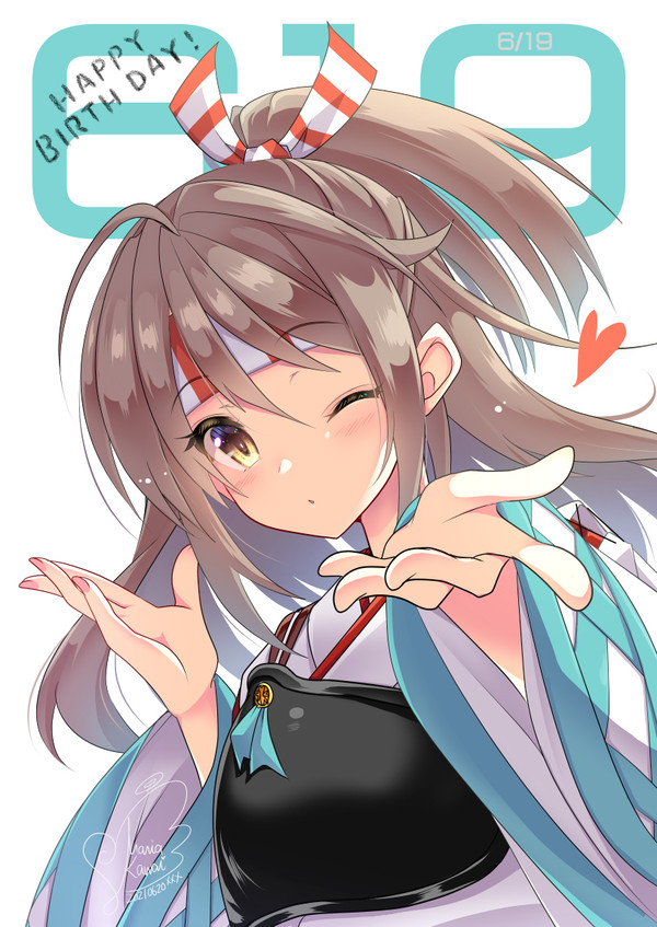 らくがき:瑞鳳ちゃん進水日おめでとう!