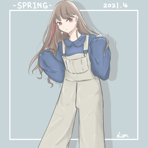 春の女の子