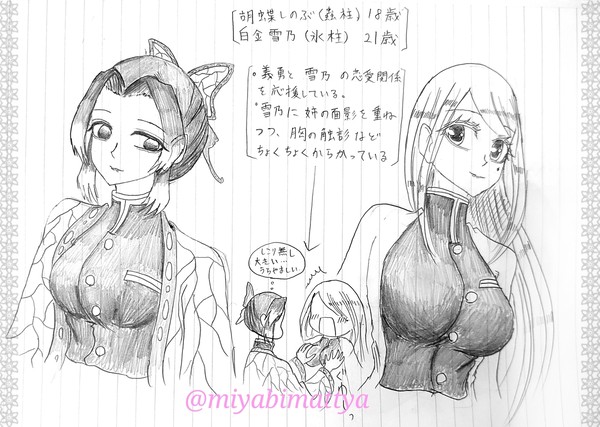 胡蝶しのぶ🦋と白金雪乃