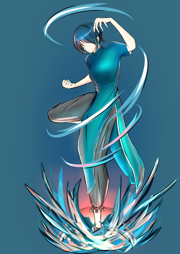 カンフーお姉さん