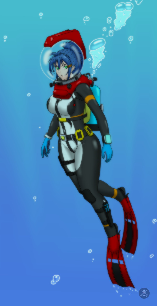 Akira Okita Scuba Diving
