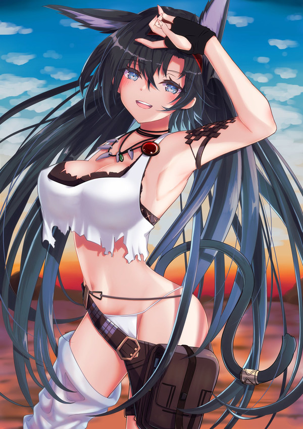 夕暮れの海