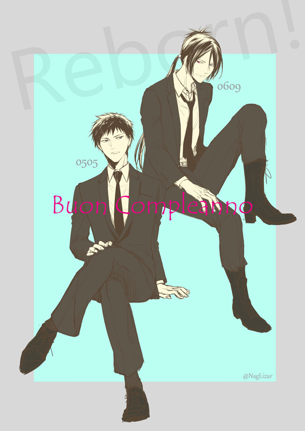 【骸ヒバ】BD絵2021