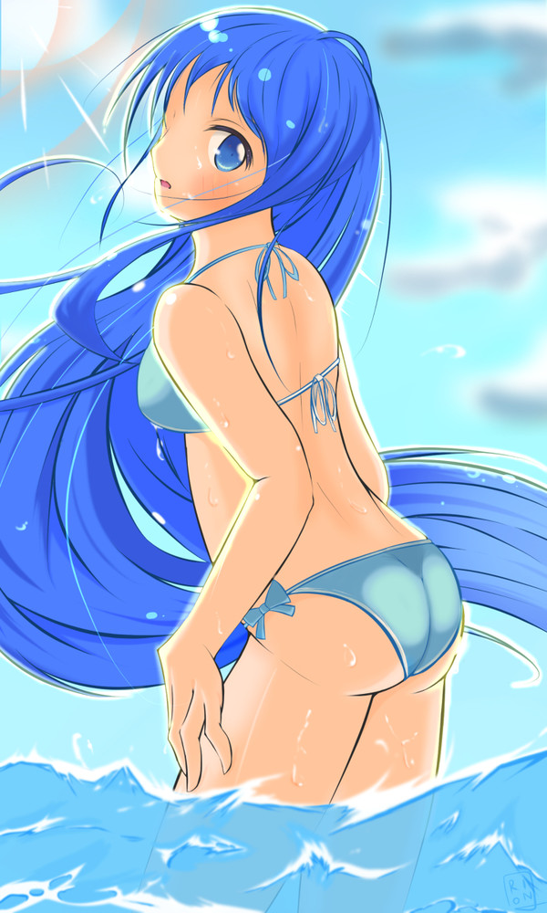 【艦これ】2021年 五月雨さん進水日記念水着イラスト