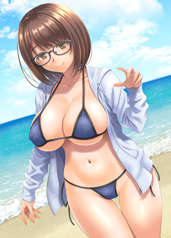 地味なあの娘が際どい水着
