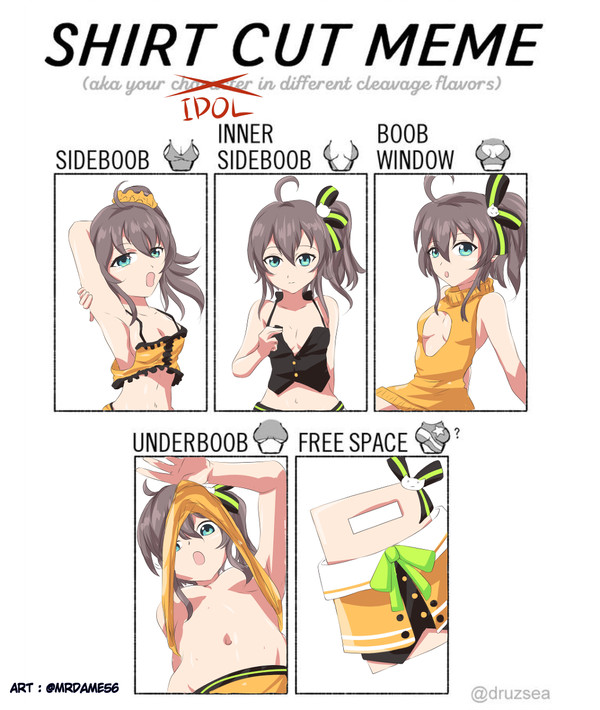 Shirt Cut Meme Natsuiro Matsuri