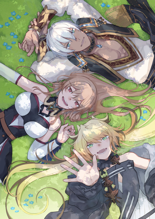 ３人で、