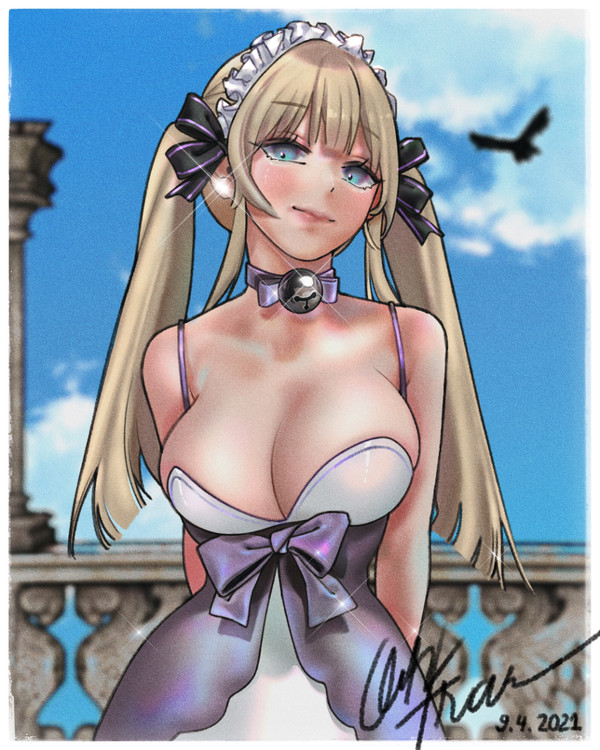 Horny maid