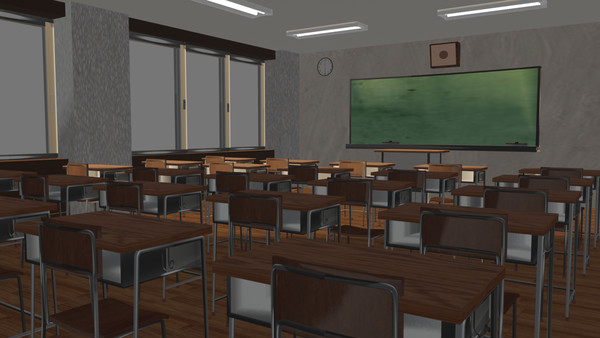 【3DCG】教室