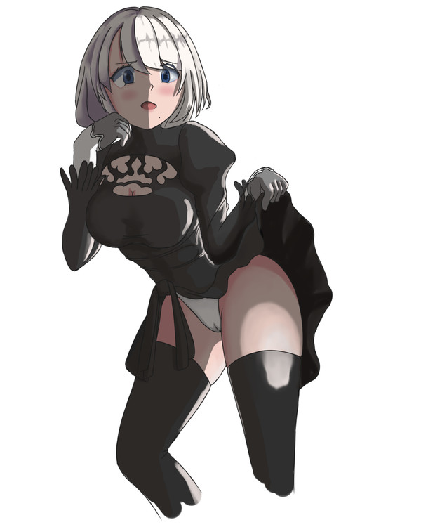 2Bさんを描いてみたら