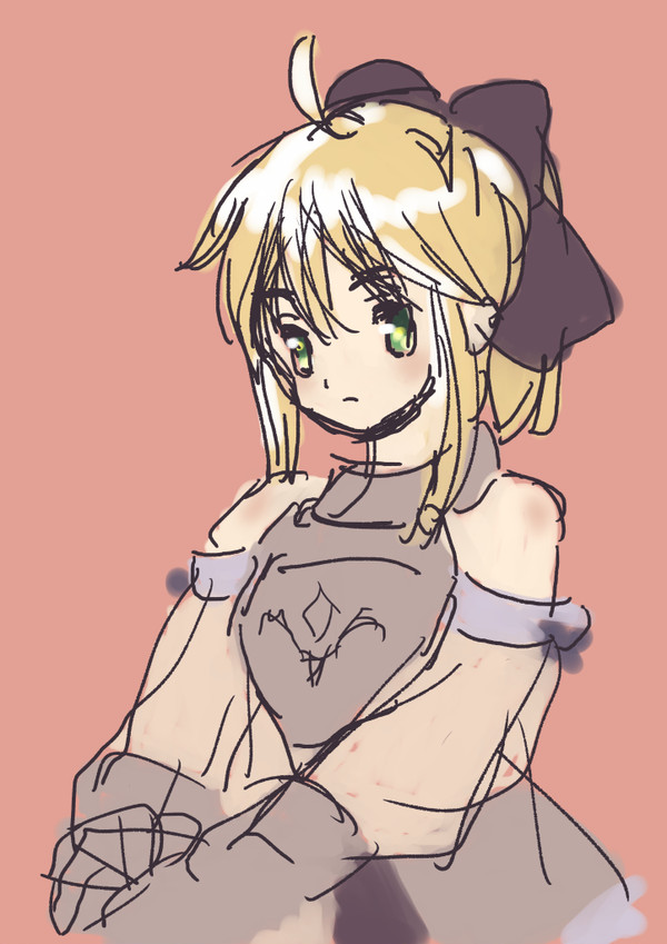 【FGO】セイバーリリィ落書き