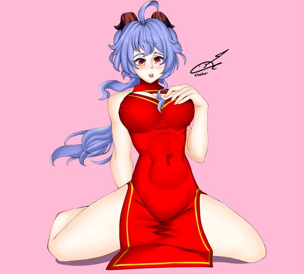 Lunar dress Ganyu
