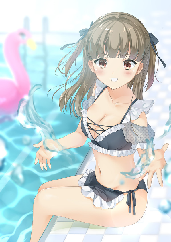 水着！