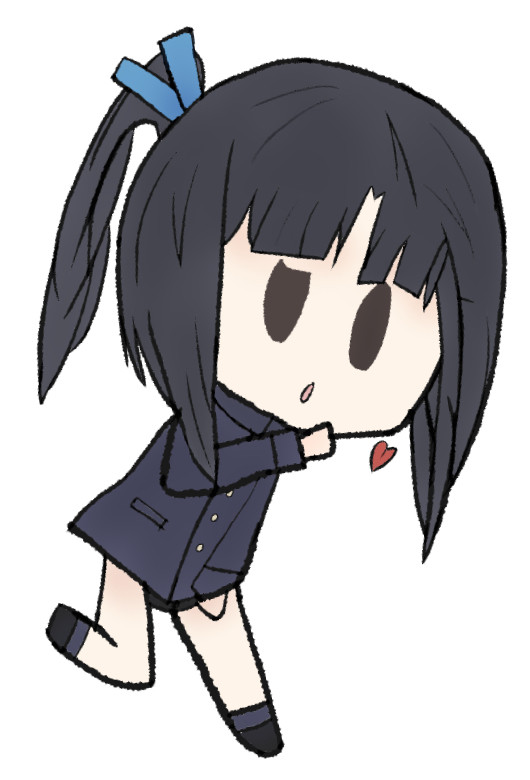 Shizuka blowing a kiss