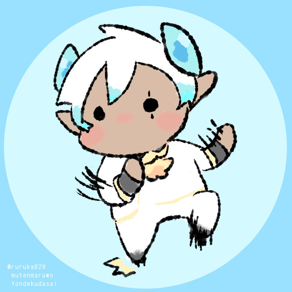 気の抜けた白キドくん