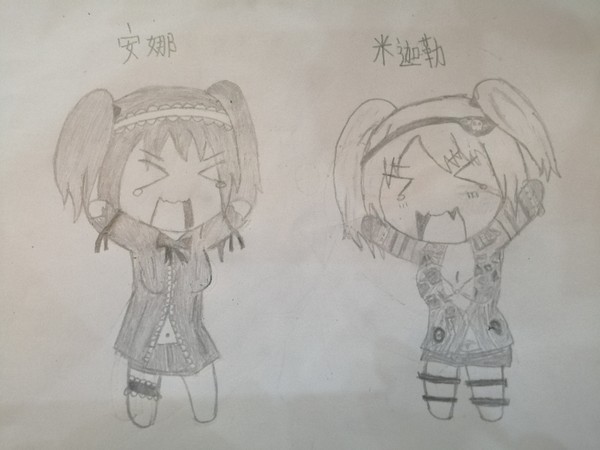 仿画米迦勒 安娜