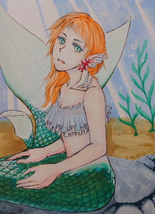 夏なので涼しげな絵をば
