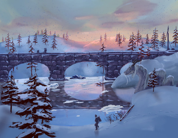 In shallow waters