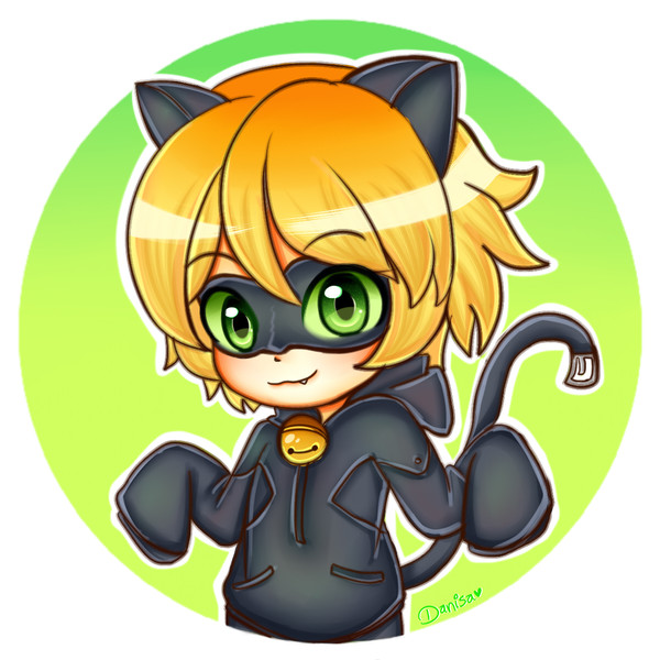 chat noir chibi