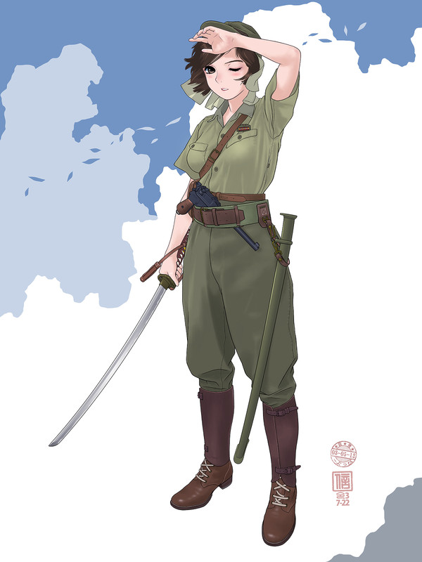 オリジナル一戦一汗娘