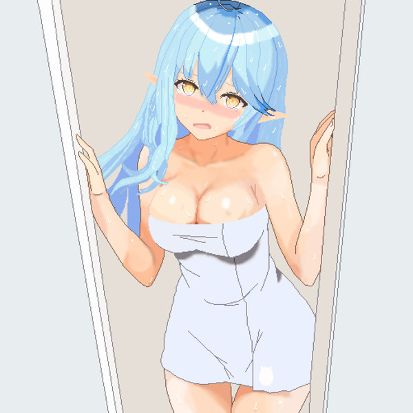 お風呂上がりのラミィちゃんに遭遇した
