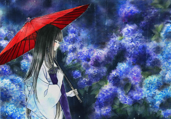 紫陽花ゆうれい