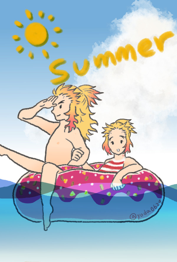 Summer with rengoku bros