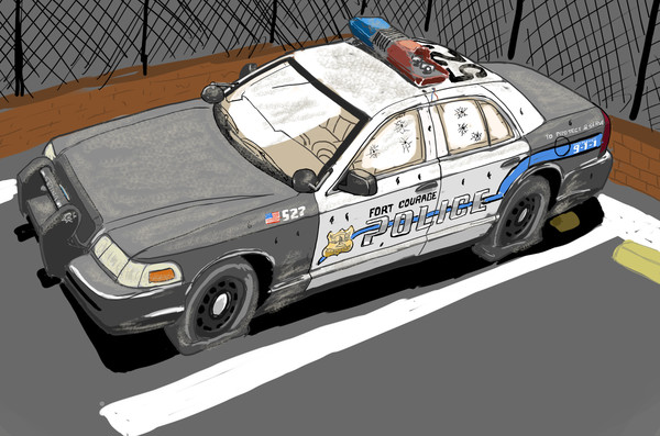 police car