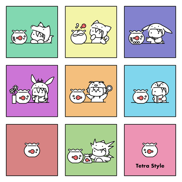 金魚 × Tetra Style