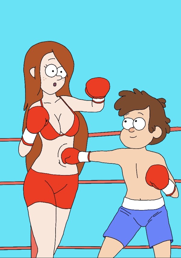 Dipper vs Wendy boxing