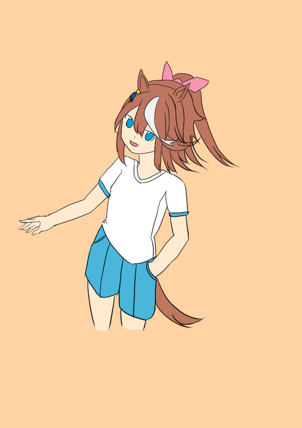 初描きテイオー