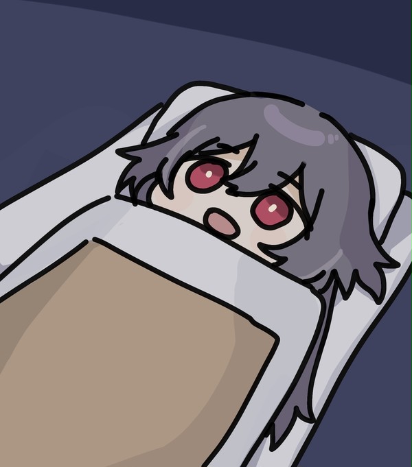 なんだか寝れない識ちゃん