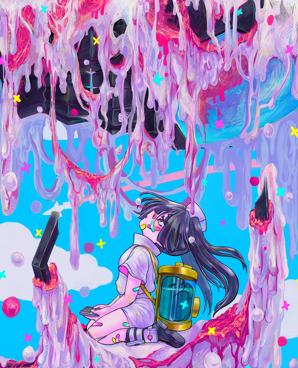 ロボットと女の子