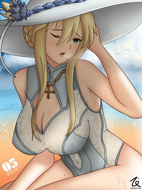 夏の水着獅子王