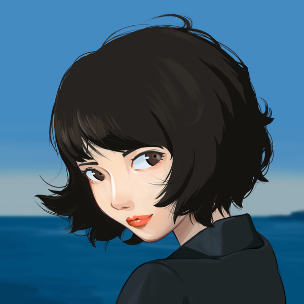 海に来た