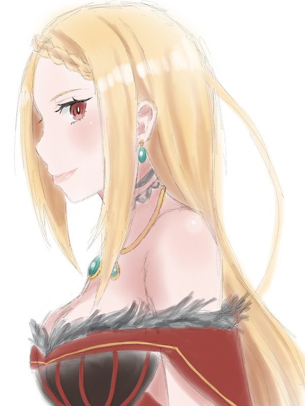 Priscilla hair down