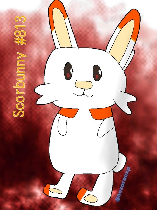 スマホでポケモンを描いてみた。
