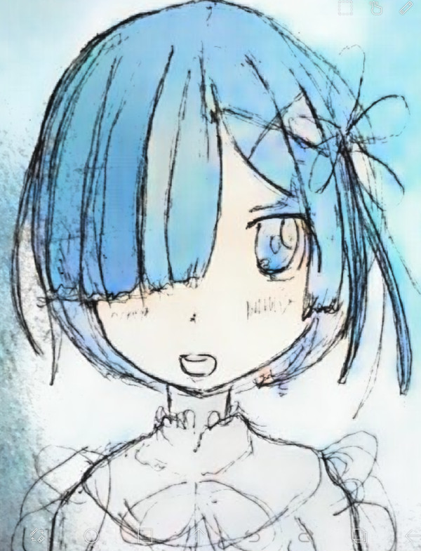 Reゼロ　レム落書き