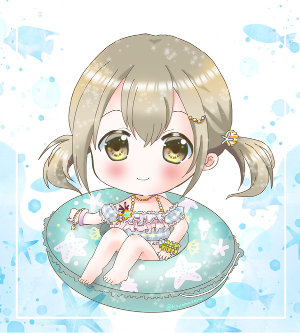 水着　こはねちゃん