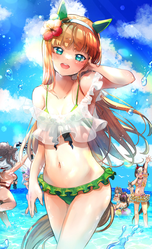 きもちいいですね…トレーナーさん☀️