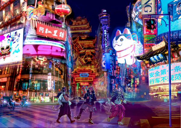 街の踊り子達