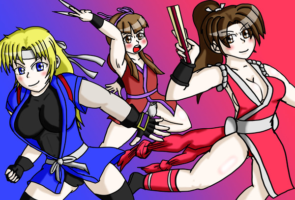 【ギャルズレジェンド】くのいち3人娘