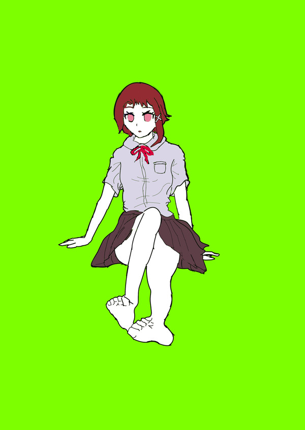 岩倉レインちゃん らふ描いてみた