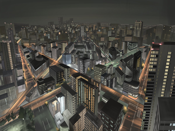 摩天楼からの夜景