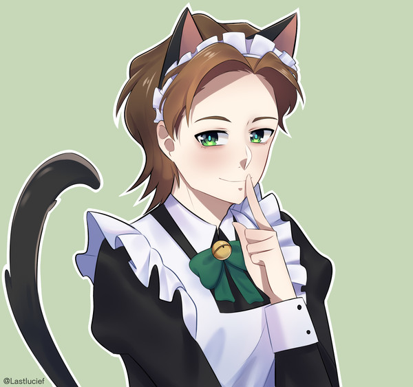 Moriarty brothers as cat maid