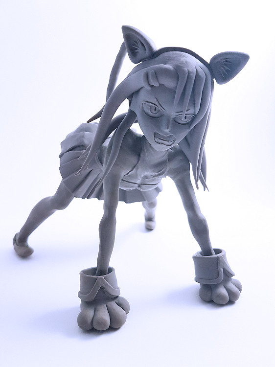 Nagataro neko cosplay figure