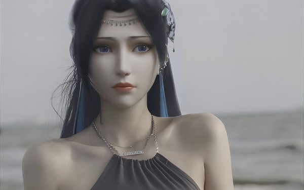 云韵真美啊!!!浅褐色的小肚兜