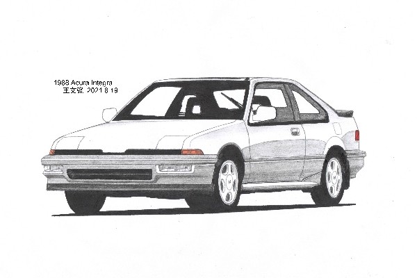 1988 Acura Integra.