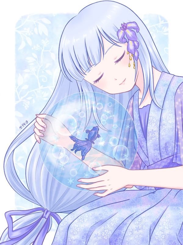 金魚と紬ちゃん