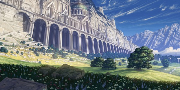 Cliffside ruins